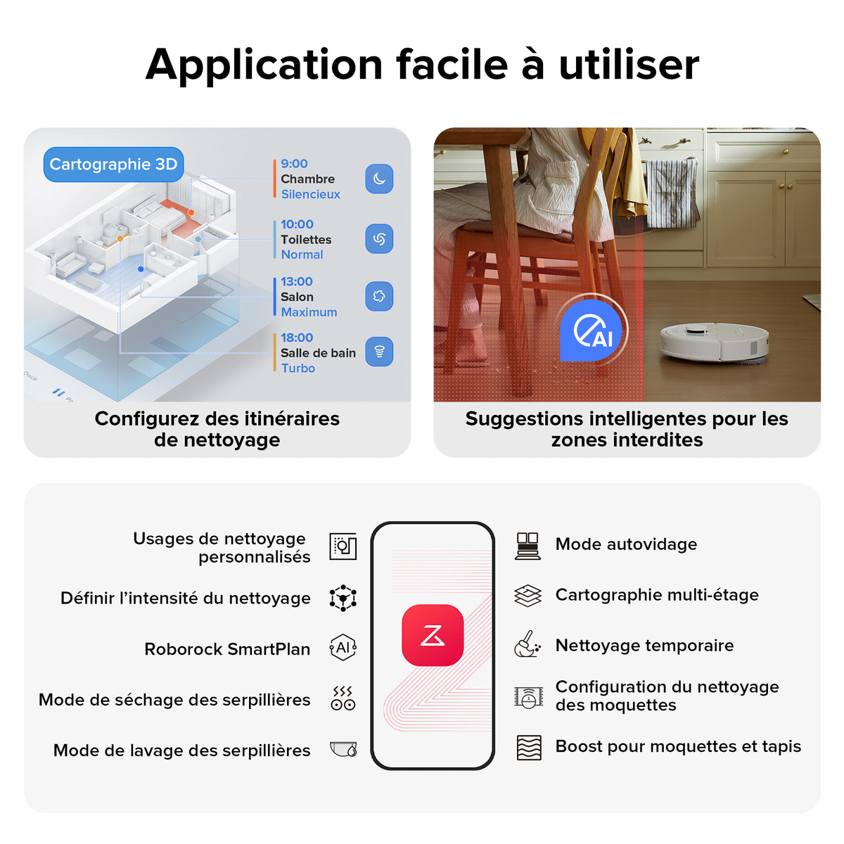 découvrez l'efficacité du roborock pour le lavage des sols, idéal pour carrelage et parquet, alliant performance et soin de vos surfaces.
