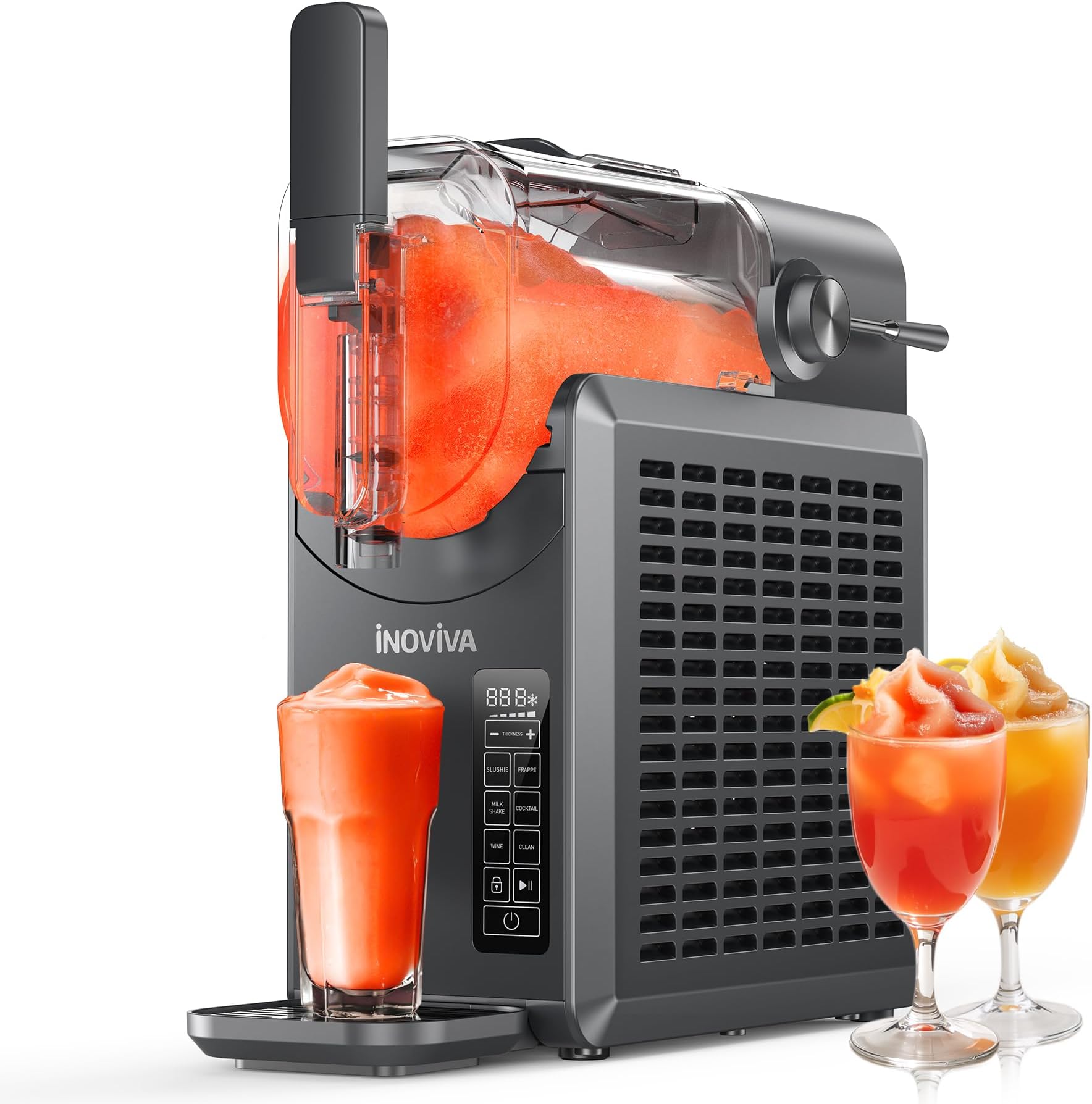 découvrez ninja slushi max, la machine idéale pour préparer de délicieux granités bien frais tout l'été. facile à utiliser, elle transforme vos boissons en desserts glacés en un instant.
