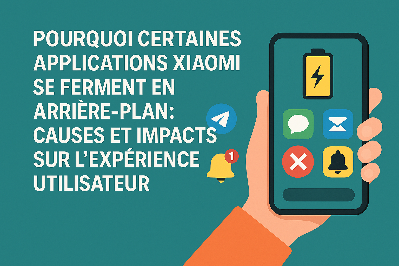 Pourquoi les applications se ferment en arrière-plan sur Xiaomi ? Explications et astuces