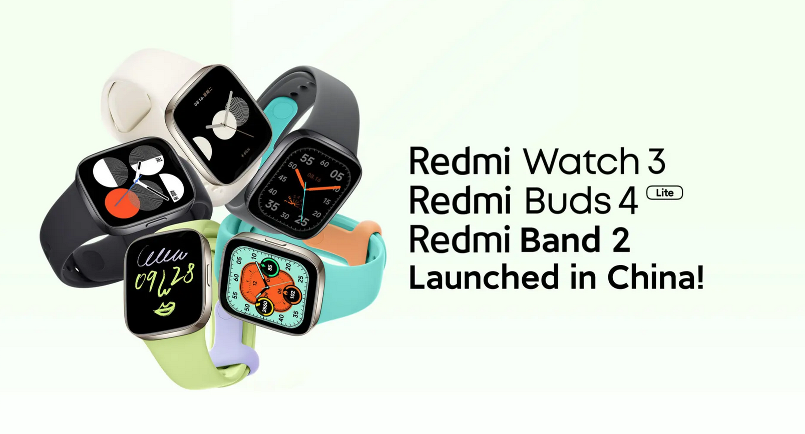 Xiaomi annonce Redmi Band 2, Redmi Watch 3 et Redmi Buds 4 Lite !