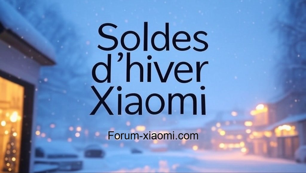 Soldes d'Hiver Xiaomi, les offres à ne pas manquer !