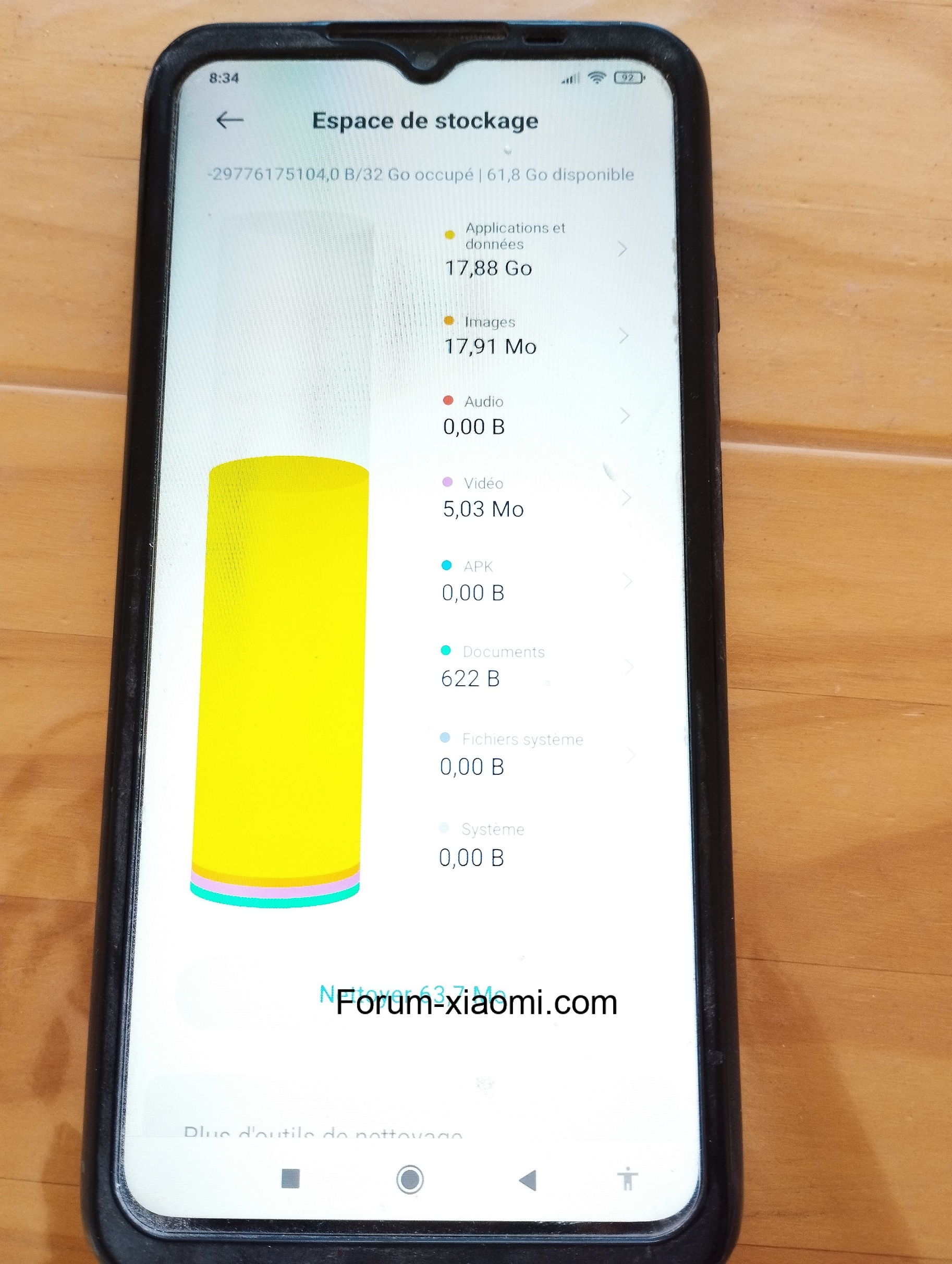 Redmi 9A - SD 32Go formatée en stockage interne non reconnue par Android et les applications