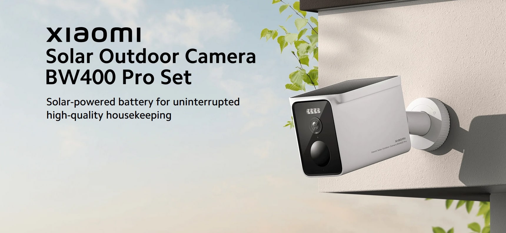 Caméras de sécurité Xiaomi : Nouveau modèle Solar Outdoor Camera BW400 Pro Set
