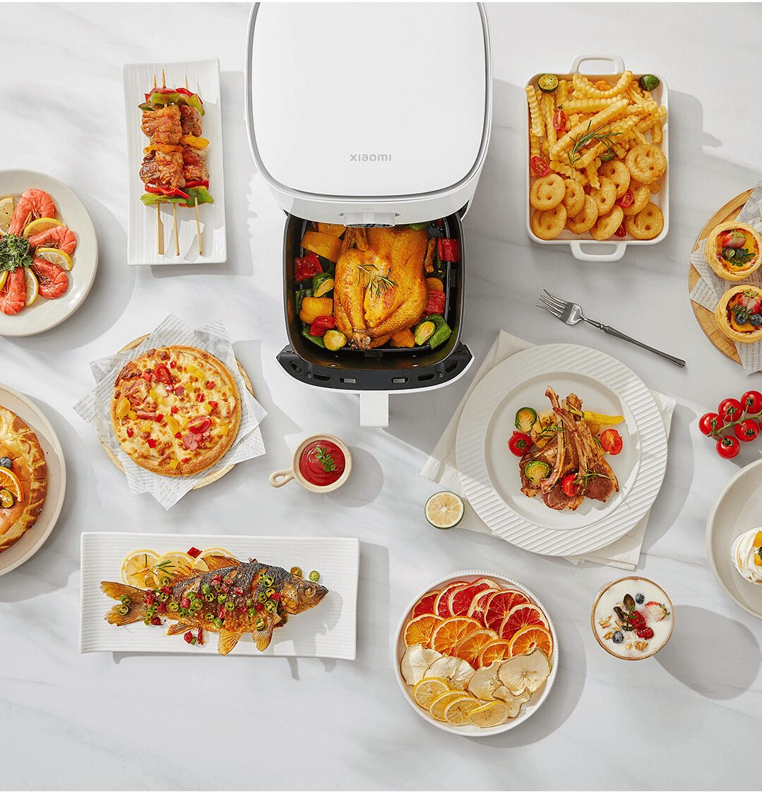 découvrez la friteuse à air xiaomi : cuisinez des plats savoureux et sains avec peu d'huile. pratique, rapide et facile à nettoyer, elle s'adapte à toutes vos envies gourmandes. profitez d'une cuisson homogène pour des frites croustillantes et légères.