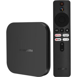 découvrez la xiaomi tv box s 4k : un lecteur multimédia performant, simple d'utilisation et accessible à tous pour profiter de vos contenus préférés en ultra haute définition.