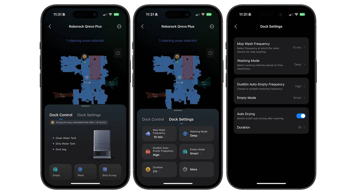découvrez les différentes options de l'application roborock pour personnaliser le nettoyage de votre aspirateur robot : gestion des zones, programmation, surveillance en temps réel et bien plus encore.