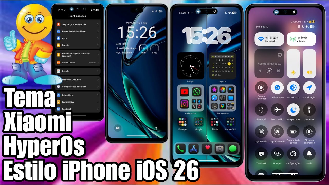 découvrez le thème ios 26, compatible avec hyperos et miui xiaomi, pour personnaliser votre smartphone avec un design élégant et moderne inspiré d'ios.