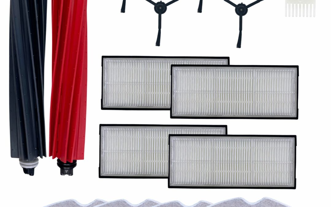 découvrez notre gamme d'accessoires roborock : filtres, serpillières et brosses pour entretenir et optimiser les performances de votre robot aspirateur.