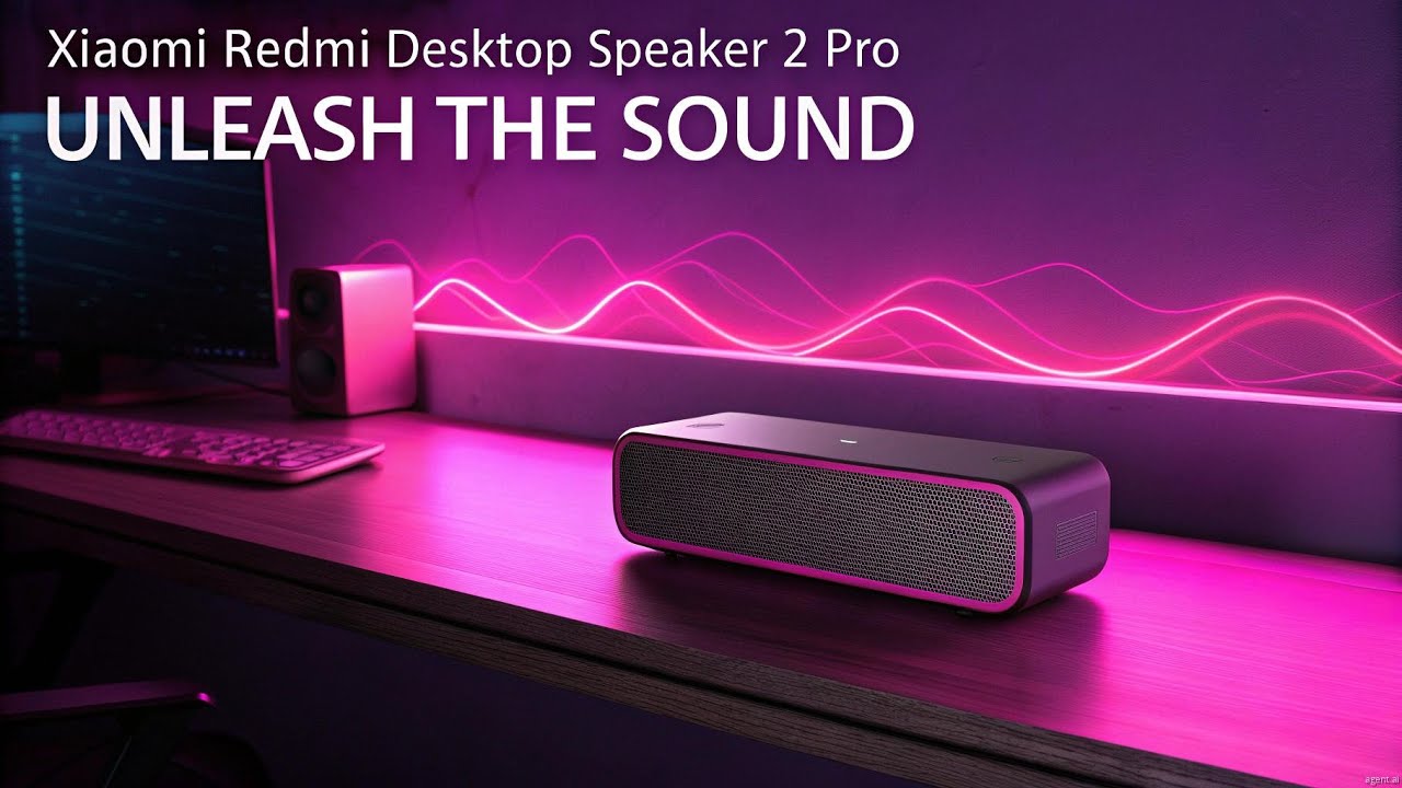 découvrez le lancement du redmi computer speaker 2 pro : un subwoofer sans fil puissant avec éclairage rgb pour une expérience audio immersive et stylée.