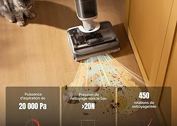 Roborock lavage du sol : efficacité du robot sur carrelage et parquet