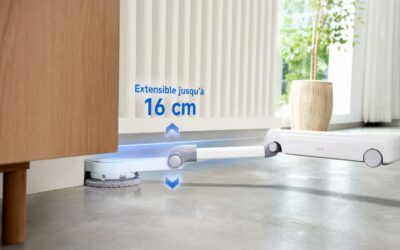 MOVA V70 Ultra Complete : la serpillière extensible de 16 cm pour atteindre et nettoyer les zones oubliées avec facilité