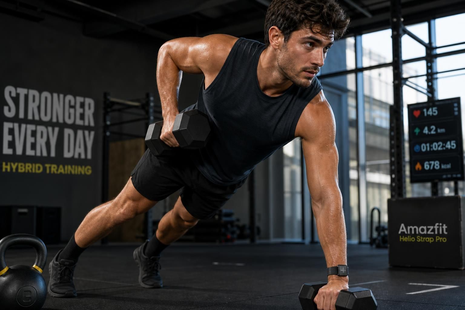 découvrez l'amazfit helio strap pro, le bracelet multi-capteurs innovant spécialement conçu pour les athlètes hyrox et les entraînements hybrides, alliant précision et performance pour optimiser vos sessions.