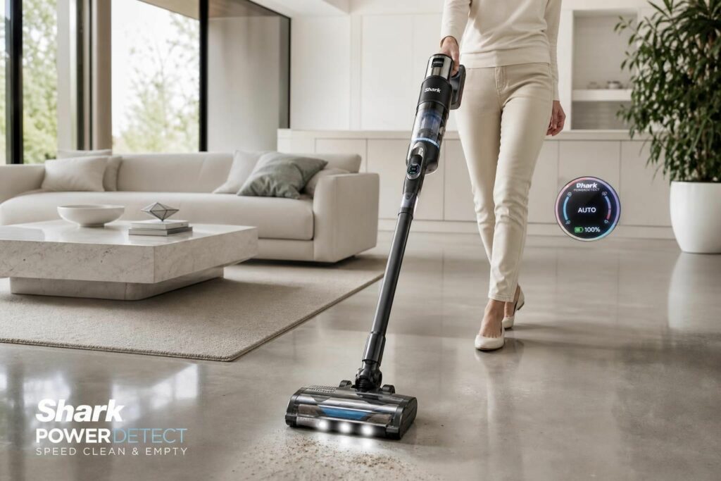 découvrez le shark powerdetect speed clean&empty, l’aspirateur-balai high-tech qui combine une autonomie intelligente et une légèreté exceptionnelle pour un nettoyage rapide et efficace.