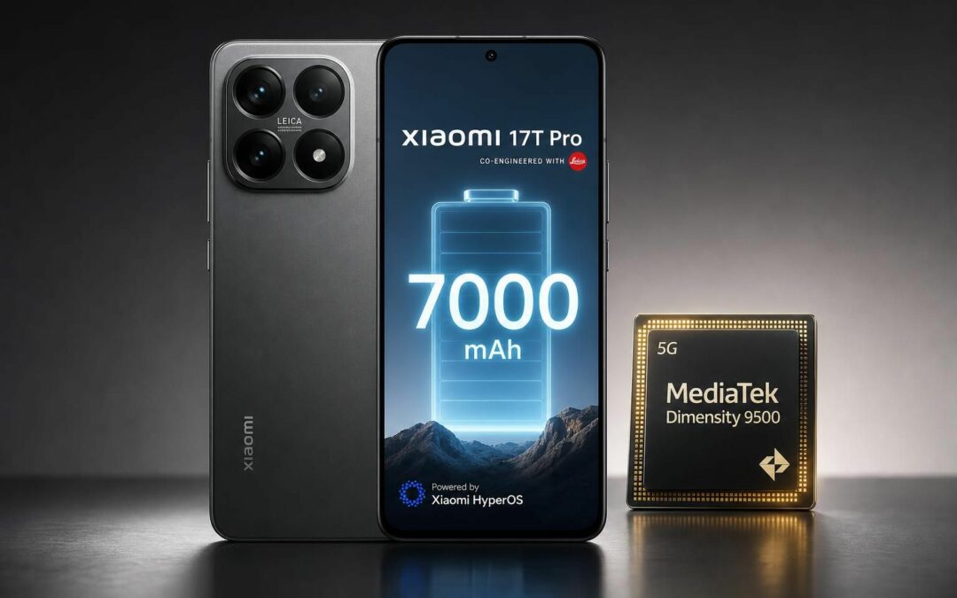 découvrez le xiaomi 17t pro, équipé d'un capteur leica x5, d'une batterie massive de 7 000 mah et du puissant processeur dimensity 9500, pour une expérience haut de gamme inégalée.