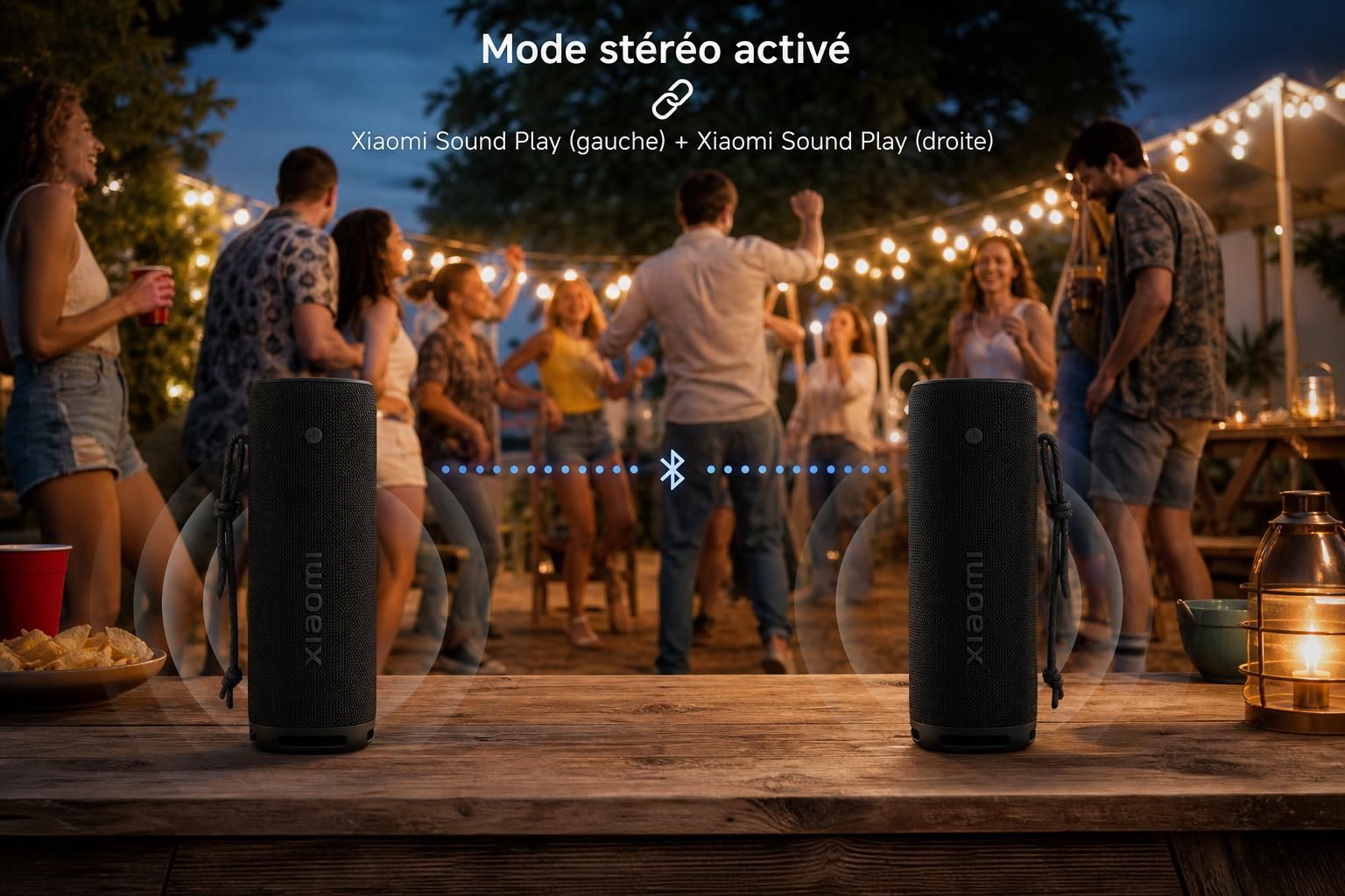 découvrez la xiaomi sound play, une enceinte bluetooth compacte qui diffuse un son de qualité pour créer une ambiance chaleureuse et conviviale à chaque moment.