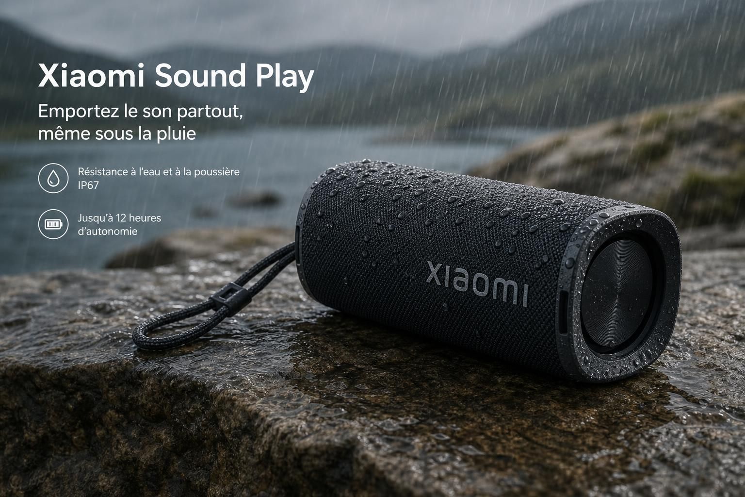 découvrez xiaomi sound play, l'enceinte bluetooth compacte idéale pour créer une ambiance conviviale partout et à tout moment avec un son de qualité exceptionnelle.