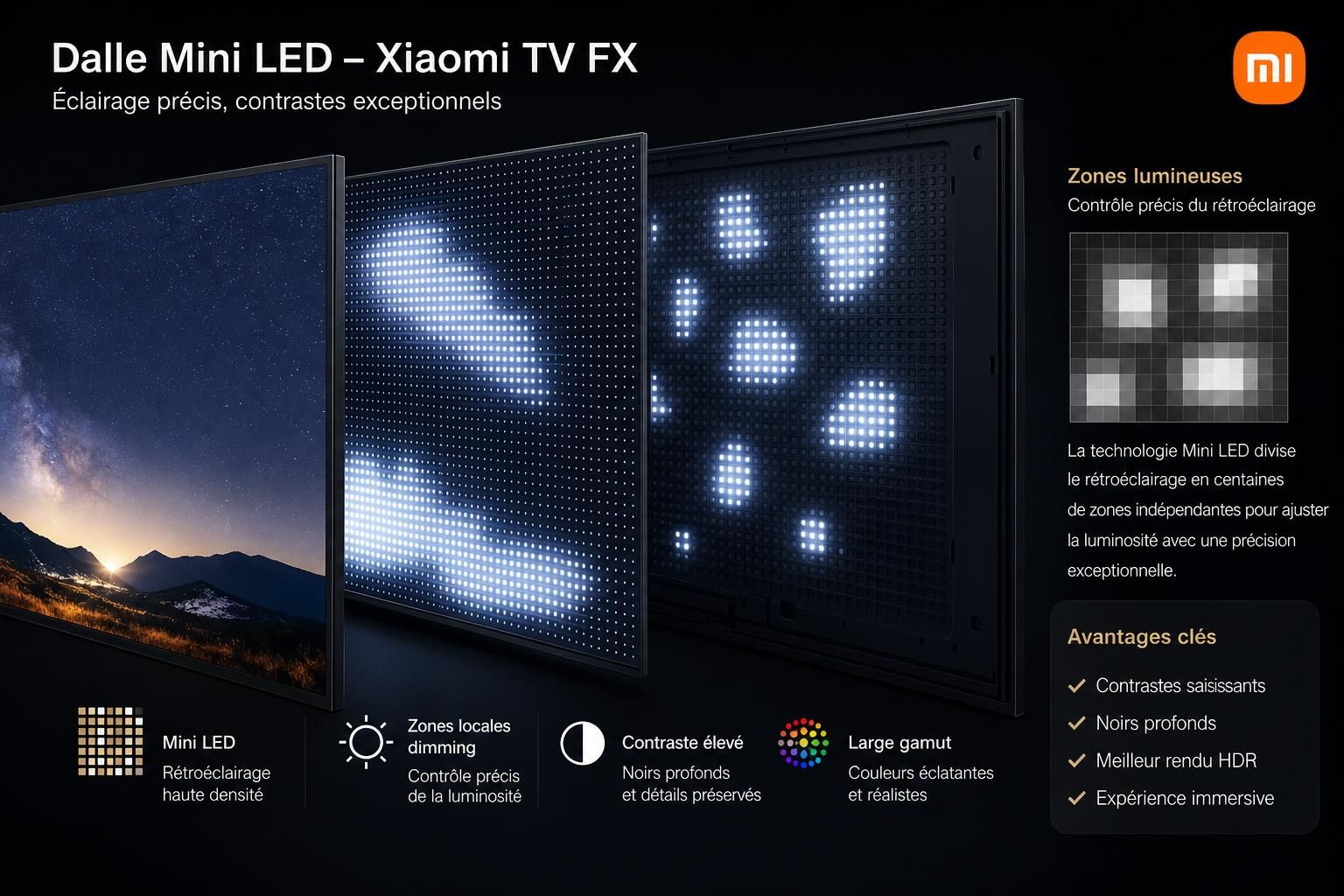 découvrez la xiaomi tv fx mini led 2026, une télévision mini led performante et accessible, offrant une qualité d'image exceptionnelle à un prix abordable.