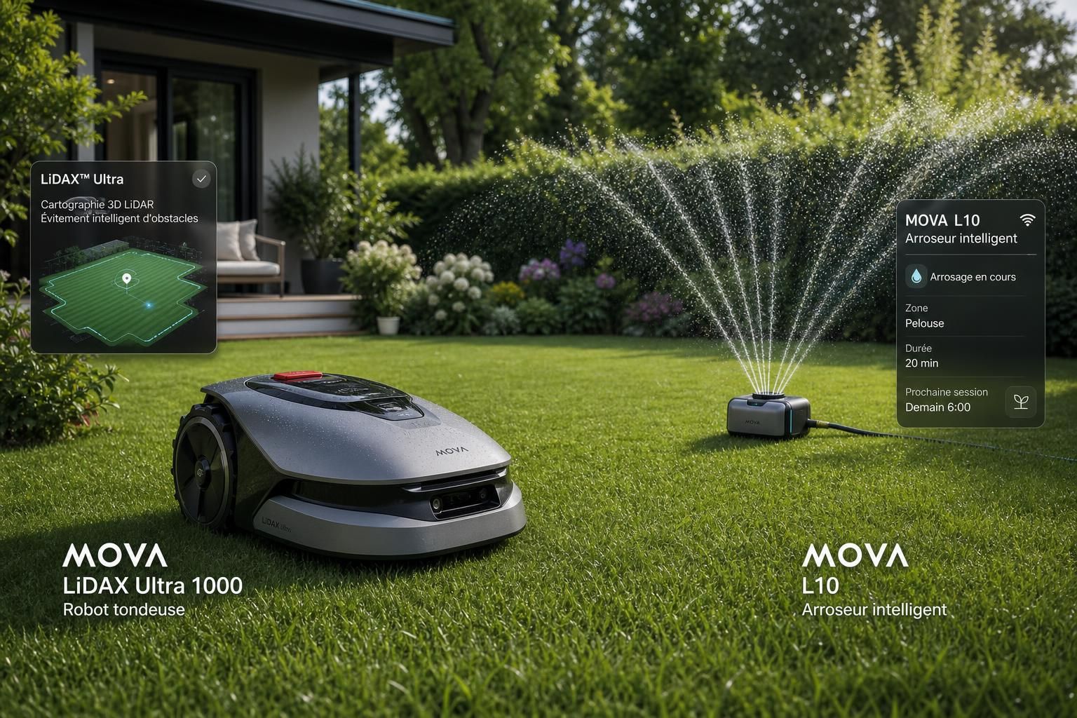 découvrez le mova l10, l’arroseur intelligent qui transforme l’entretien de votre jardin grâce à une cartographie avancée pour un arrosage précis et optimisé.