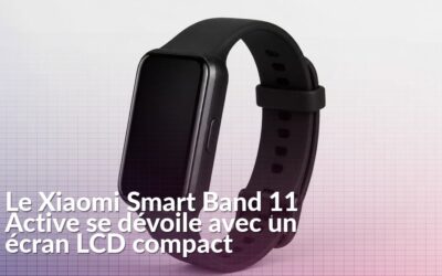Xiaomi Smart Band 11 Active : ce que révèlent les premiers rendus