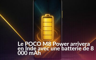 POCO M8 Power : lancement indien le 4 août avec une batterie de 8 000 mAh