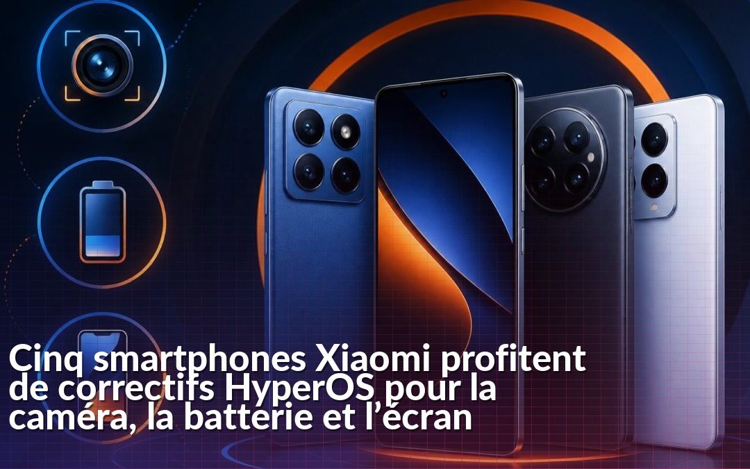 Cinq smartphones Xiaomi et REDMI concernés par les correctifs HyperOS de juillet 2026