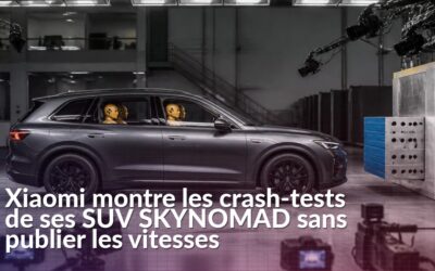 Crash-tests Xiaomi SKYNOMAD : des vitesses élevées annoncées, mais aucun chiffre