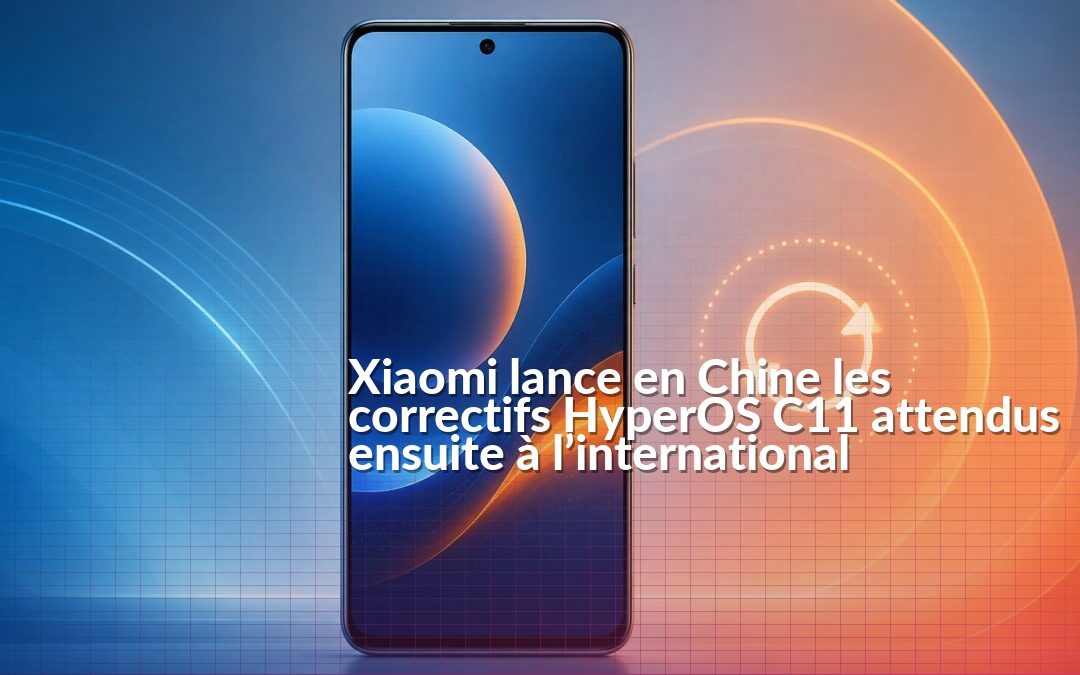 Illustration des correctifs HyperOS C11 sur un smartphone Xiaomi