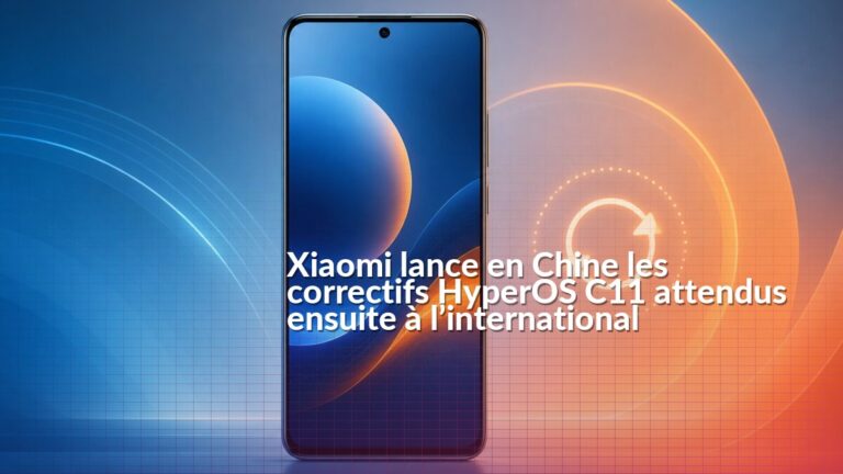 Illustration des correctifs HyperOS C11 sur un smartphone Xiaomi