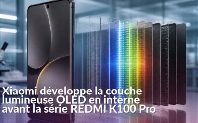 Xiaomi développe en interne ses propres matériaux émissifs OLED