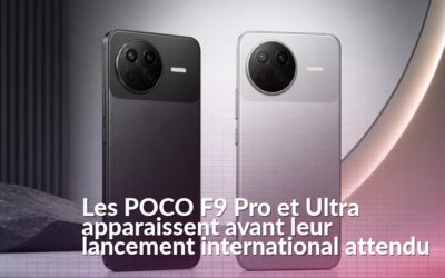 Les rendus des POCO F9 Pro et Ultra se dévoilent