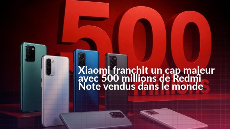 Les ventes mondiales des Redmi Note franchissent le seuil de 500 millions d’unités