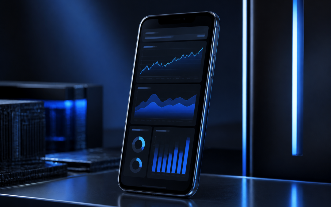 Écran de smartphone affichant une fiche de résultats Geekbench pour le modèle Xiaomi M610BB