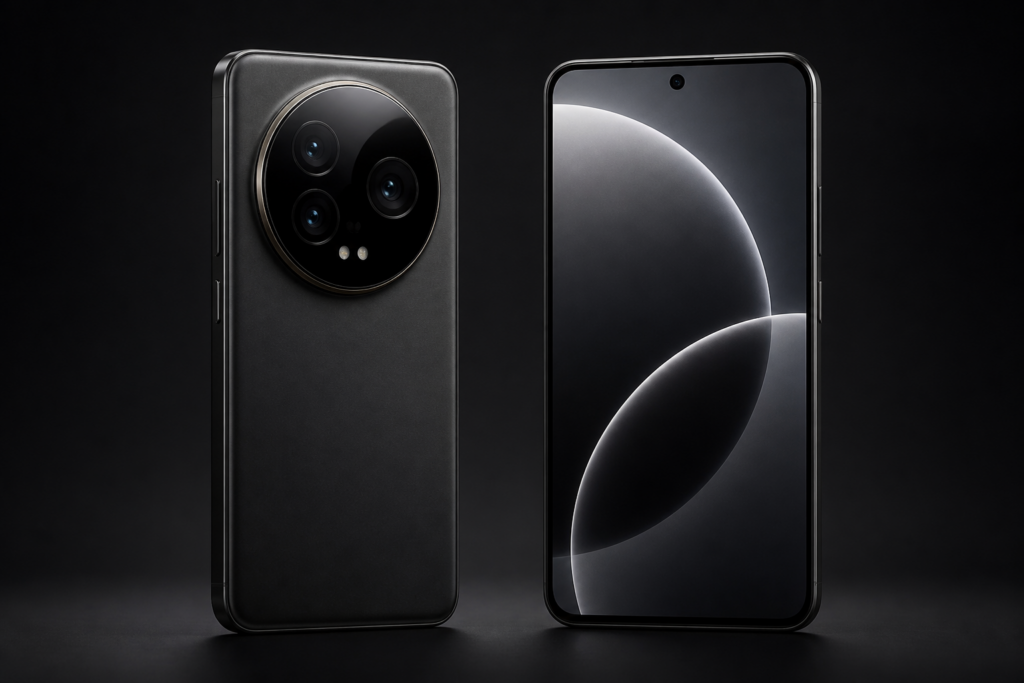 Illustration conceptuelle du Xiaomi 18 avec deux capteurs de 200 MP et batterie de 7 200 mAh
