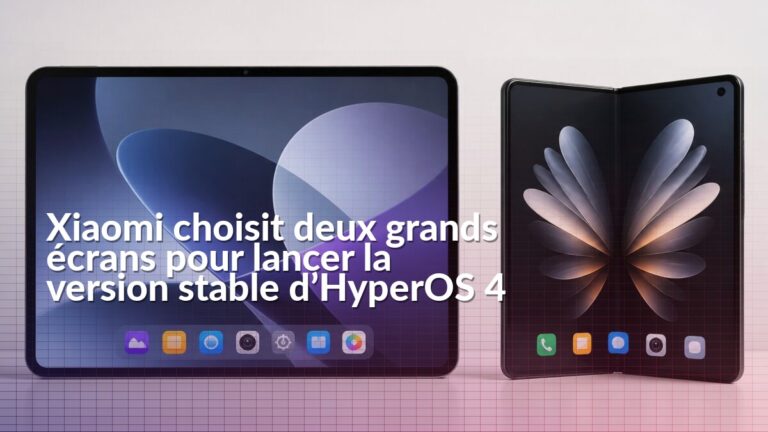 Xiaomi Pad 9 Pro Max et Xiaomi 18 Fold présentant HyperOS 4 stable