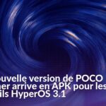 Interface de POCO Launcher sur un smartphone équipé de HyperOS 3.1