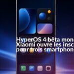 Xiaomi 17 Ultra affichant l’écran d’accueil HyperOS sur fond sombre