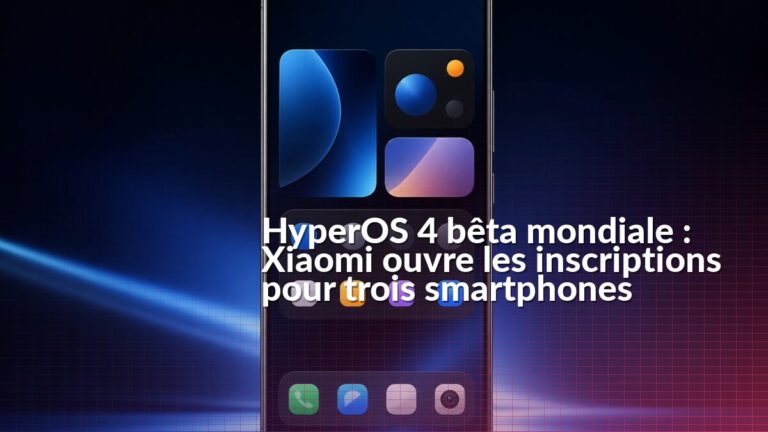Xiaomi 17 Ultra affichant l’écran d’accueil HyperOS sur fond sombre
