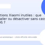 Applications Xiaomi inutiles : que désinstaller ou désactiver sans casser HyperOS ?