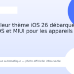 Le meilleur thème iOS 26 débarque sur HyperOS et MIUI pour les appareils Xiaomi