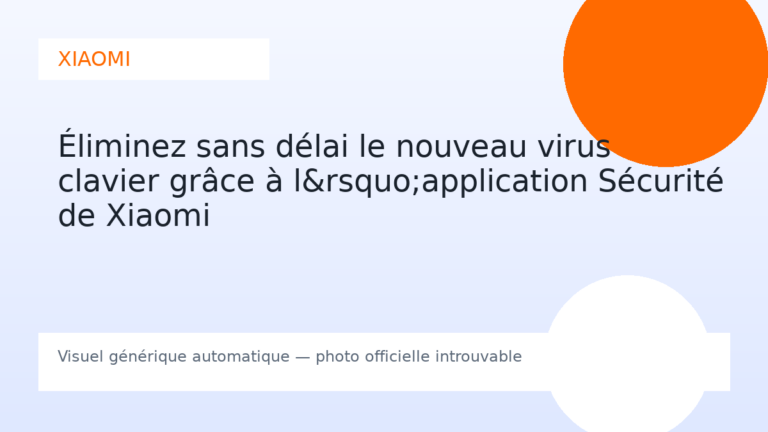 Éliminez sans délai le nouveau virus clavier grâce à l’application Sécurité de Xiaomi