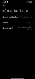 Redmi Note 11 Pro : batterie vidée par l’app d’archivage du calendrier