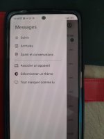 Mettre une sonnerie sur la réception des sms