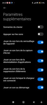 Réglage du volume sonore des notifications sur xiaomi 13