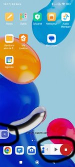 Supprimer un widget apparu sur l’écran d’accueil du Redmi Note 11