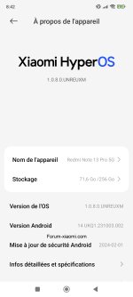 Redmi note 13 pro 5G - Version Europe (EEA)
