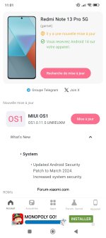 Redmi note 13 pro 5G - Version Europe (EEA)