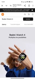 Redmi Watch 3 ou Redmi Watch 4