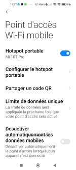 Hotspot portable