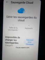 Synchronisation dans Xiaom Cloud sur Xiaom Redmi 9