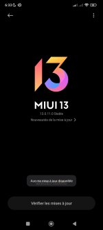 POCO F3 DERNIÈRE MISE À JOUR MI UI 13